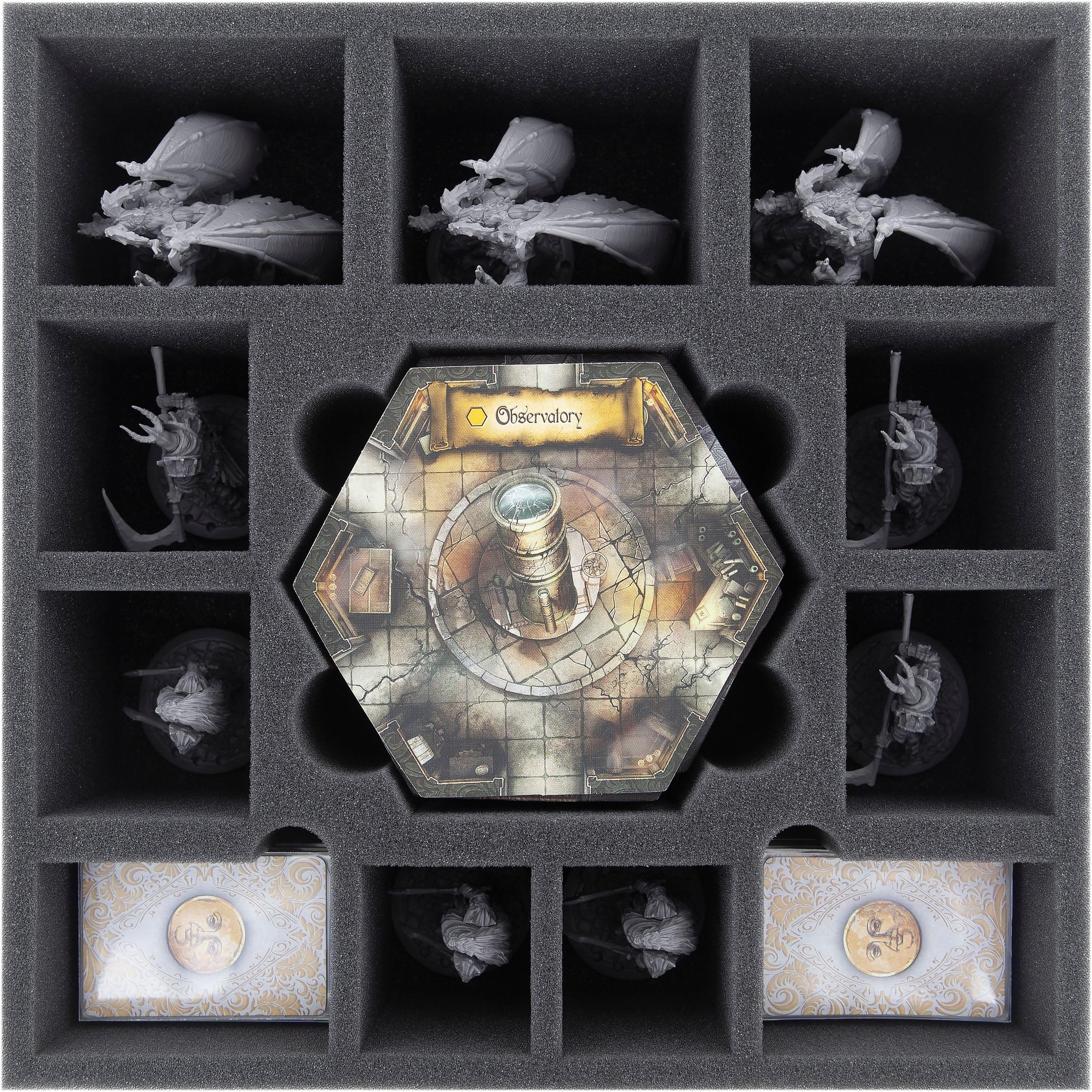 Feldherr Foam Insert Set for Black Rose Wars Core Game - Premium Board Game Storage Solution - Perfect for Organizing & Protecting Miniatures During Gameplay & Transport