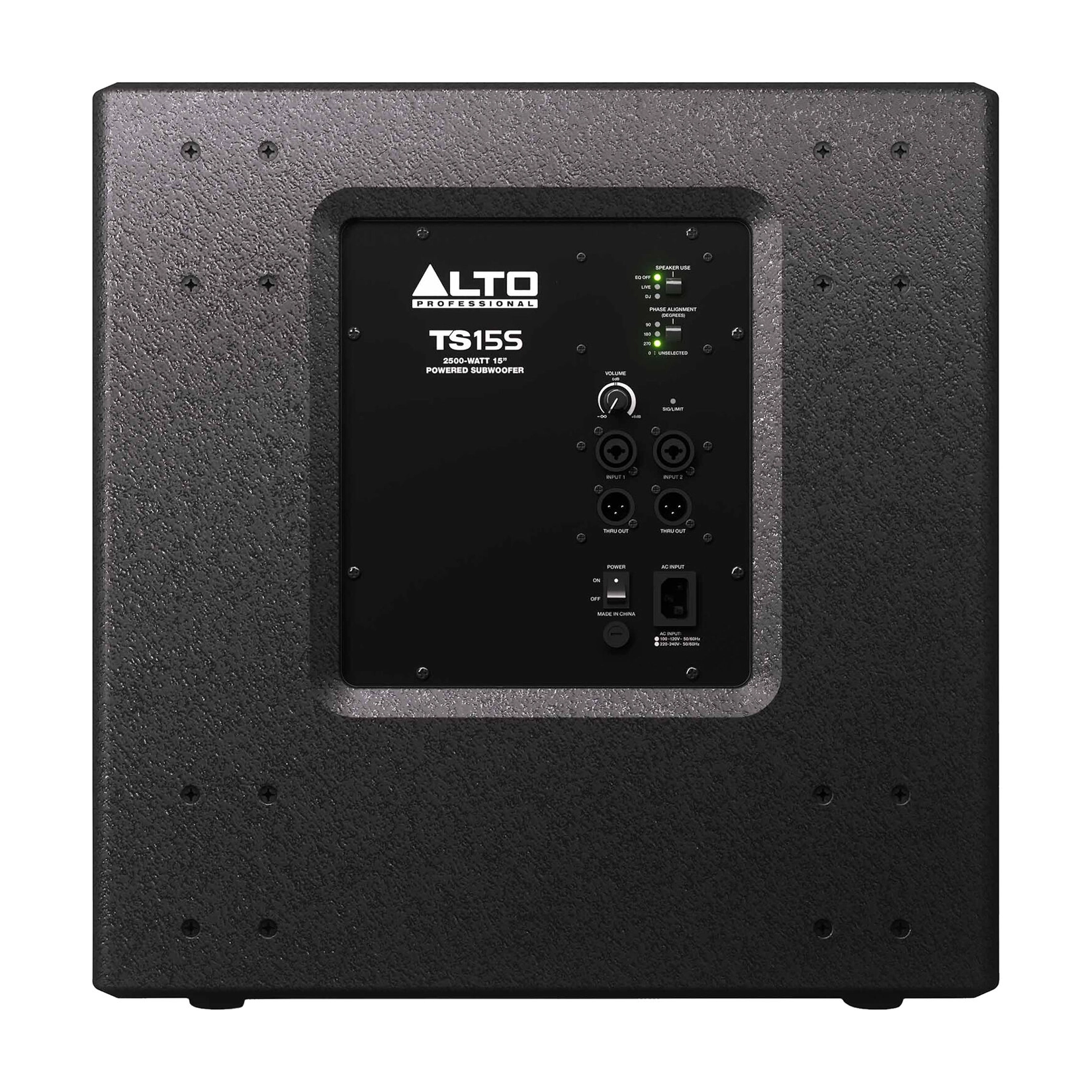 Alto Professional TS15S 15 Inch Powered Subwoofer - High Performance Bass Speaker for DJs, Live Music & Home Theater Systems | Perfect for Clubs, Parties & Studio Recording