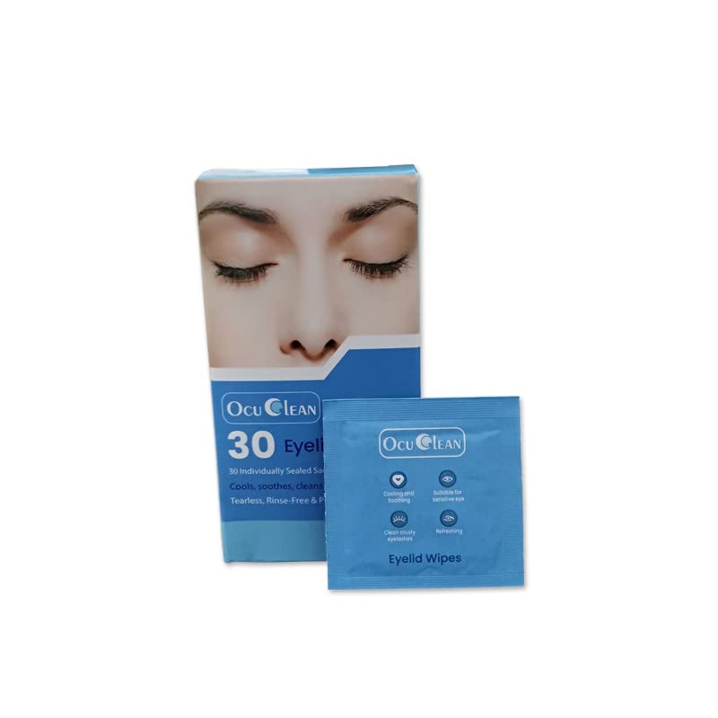 **Ved Eyelid & Lash Wipes – Gentle Periocular Treatment for Adults & Kids – Safe, Natural Debris Removal – 30 Sterile Pre-Moistened Wipes – Perfect for Daily Eyelid Hygiene & Makeup Removal**