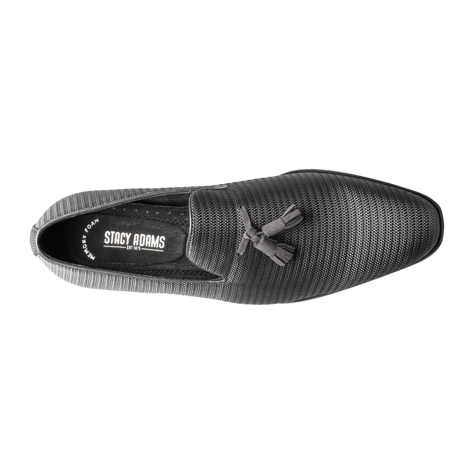 STACY ADAMS Men's Tazewell Leather Loafers - Comfortable Slip-On Dress Shoes for Business, Office & Formal Occasions