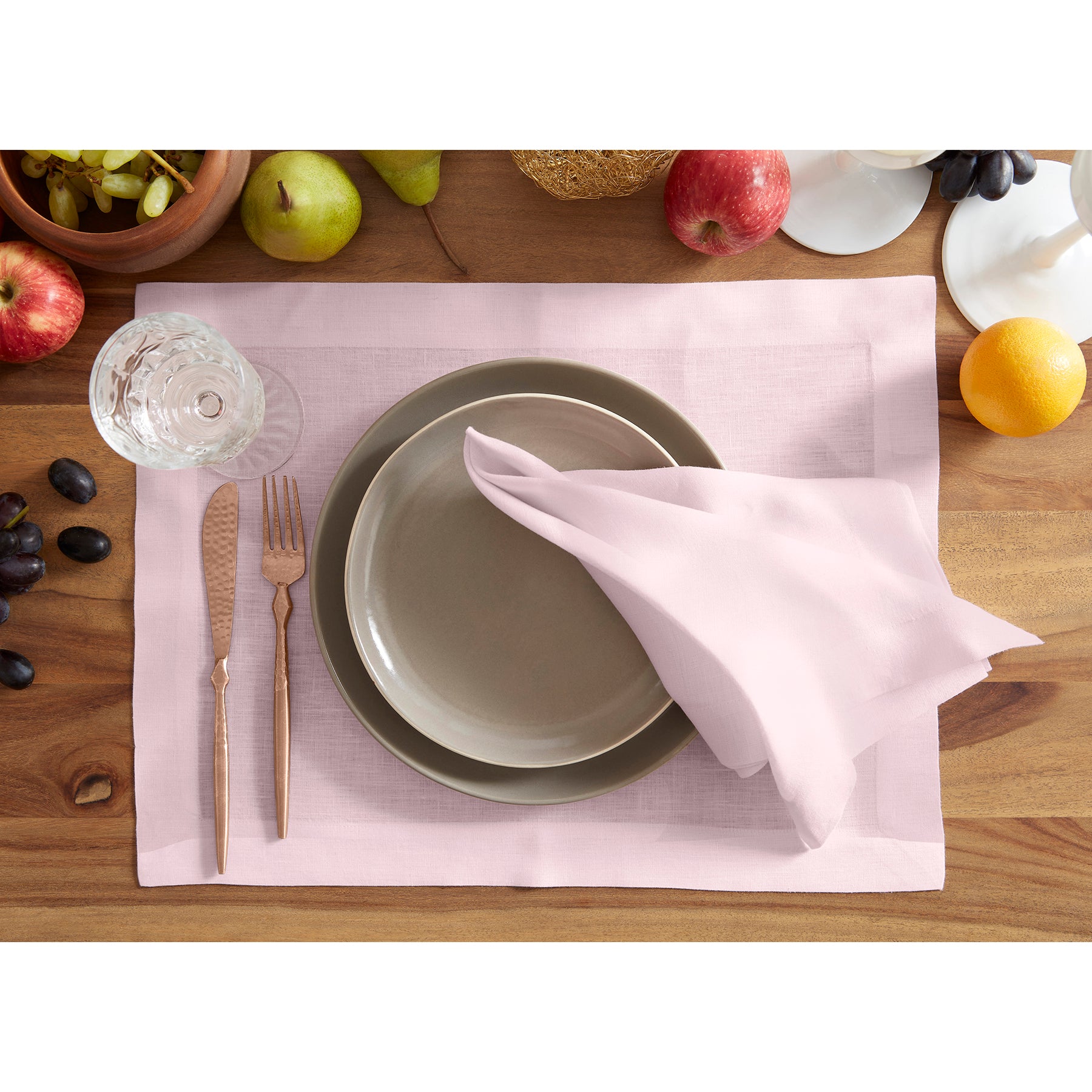 Premium Sonoma Placemats Set of 4 - Waterproof & Non-Slip Table Mats for Dining - Elegant Home Decor for Kitchen, Dining Room, and Outdoor Entertaining