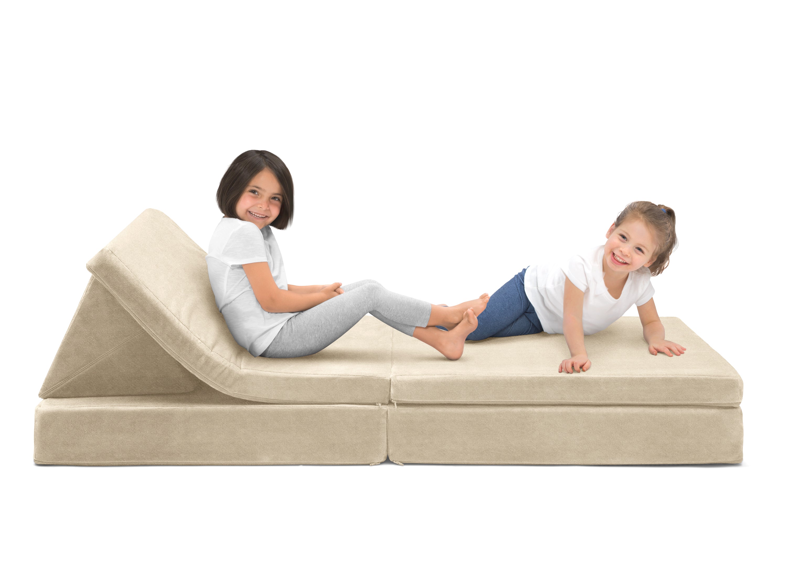 Cozee Play Couch & 4-Piece Lounger Set - Kids Play Furniture for Indoor & Outdoor Use - Perfect for Playrooms, Living Rooms, and Backyard Fun
