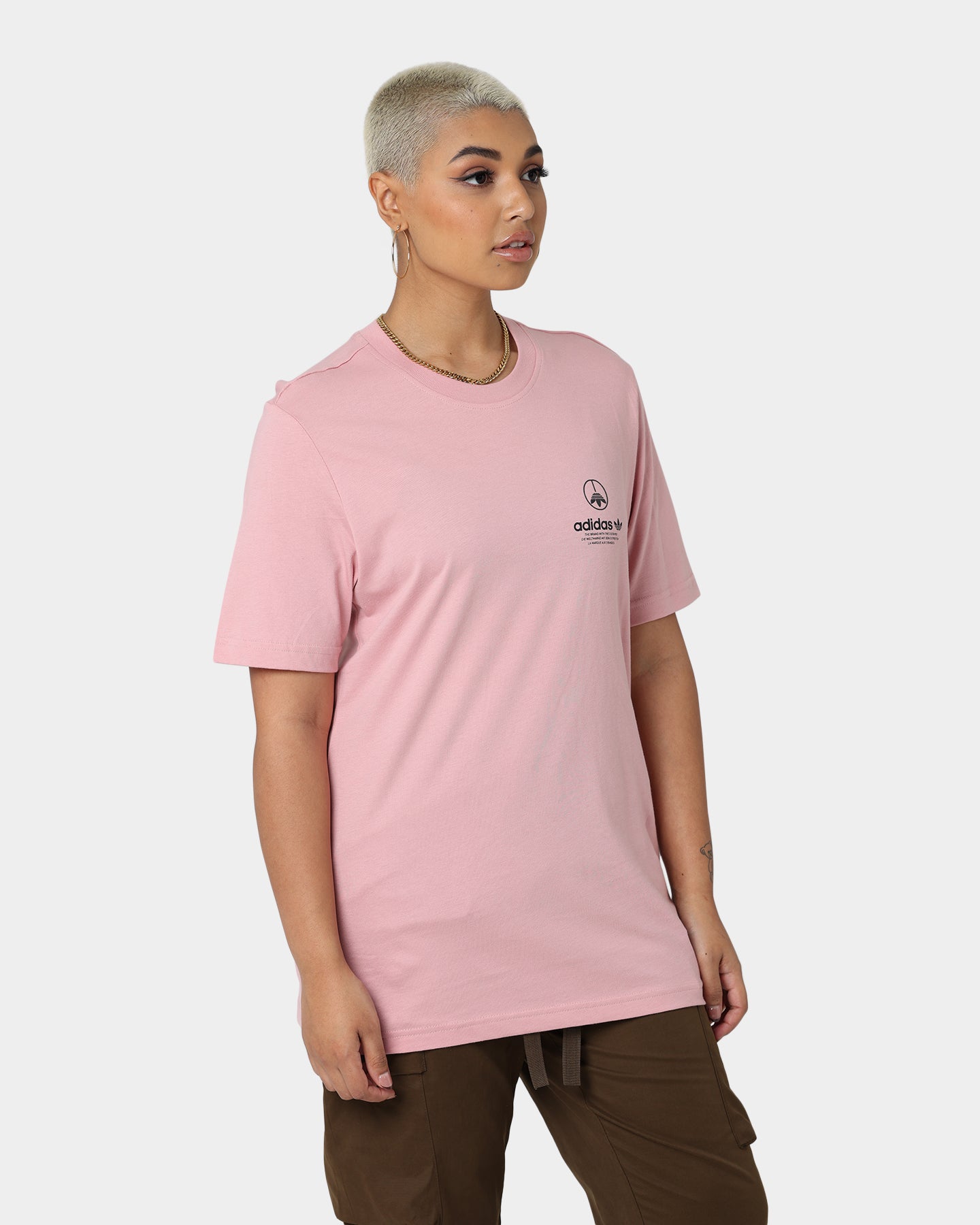 Adidas Graphics United T-Shirt for Men & Women | Wonder Mauve Color | Casual Wear & Sports Activities
