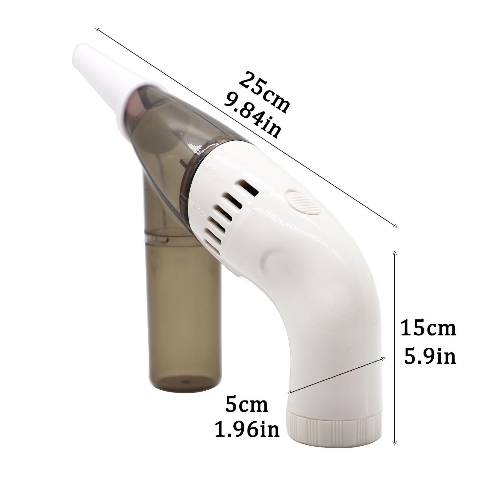 Electric Bead Sucker Bug Vacuum - Handheld Mini Vacuum Cleaner for Jewelry Making, Tiny Car Cleaning & Craft Beads Collection | Portable Suction Tool for DIY Crafts, Home & Office Use (White)