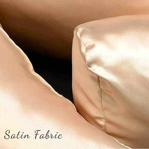 Luxury Satin Pillow Bag Shaper Set of 2 - Compatible with Prada Small & Medium Designer Handbags | Perfect for Bag Storage, Display & Protection