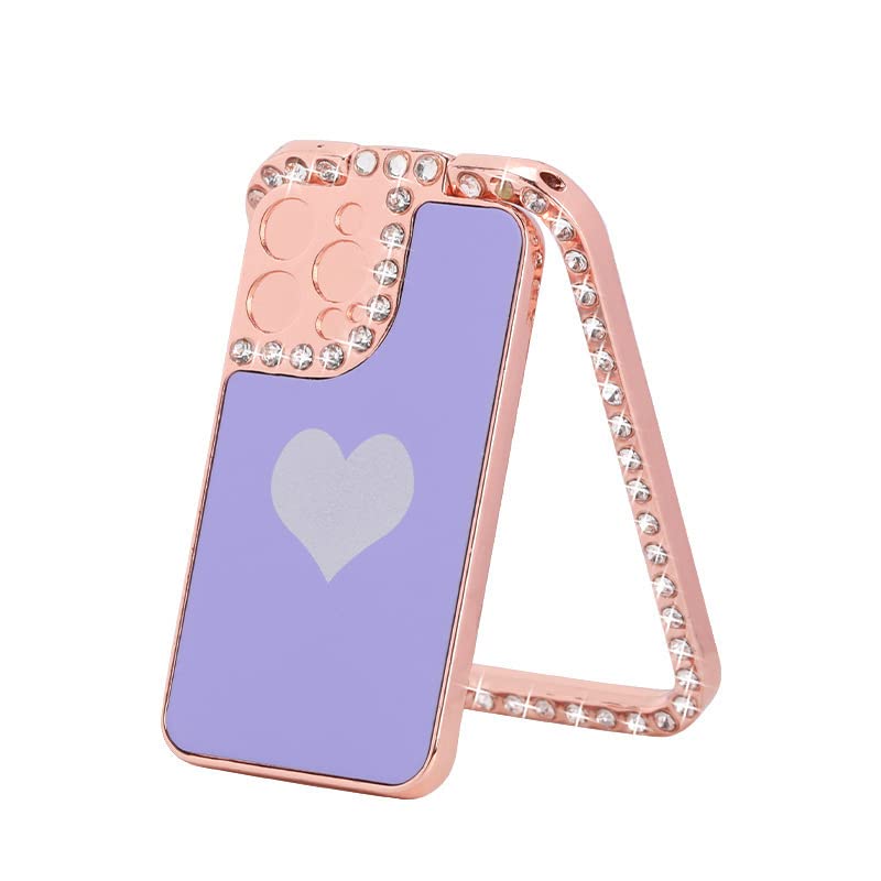 Omorro Bling Sparkle Phone Ring Holder with Kickstand - Rhinestone Artificial Diamond Cell Phone Grip Stand for iPhone, Samsung, Android - Perfect for Office, Desktop, Girls & Women (Gift Idea)