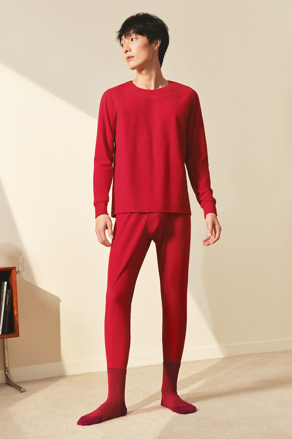FortuneTouch Men's Thermal Underwear Set - Soft Fleece Lined Long Johns for Winter Warmth - Perfect for Cold Weather, Outdoor Activities & Layering