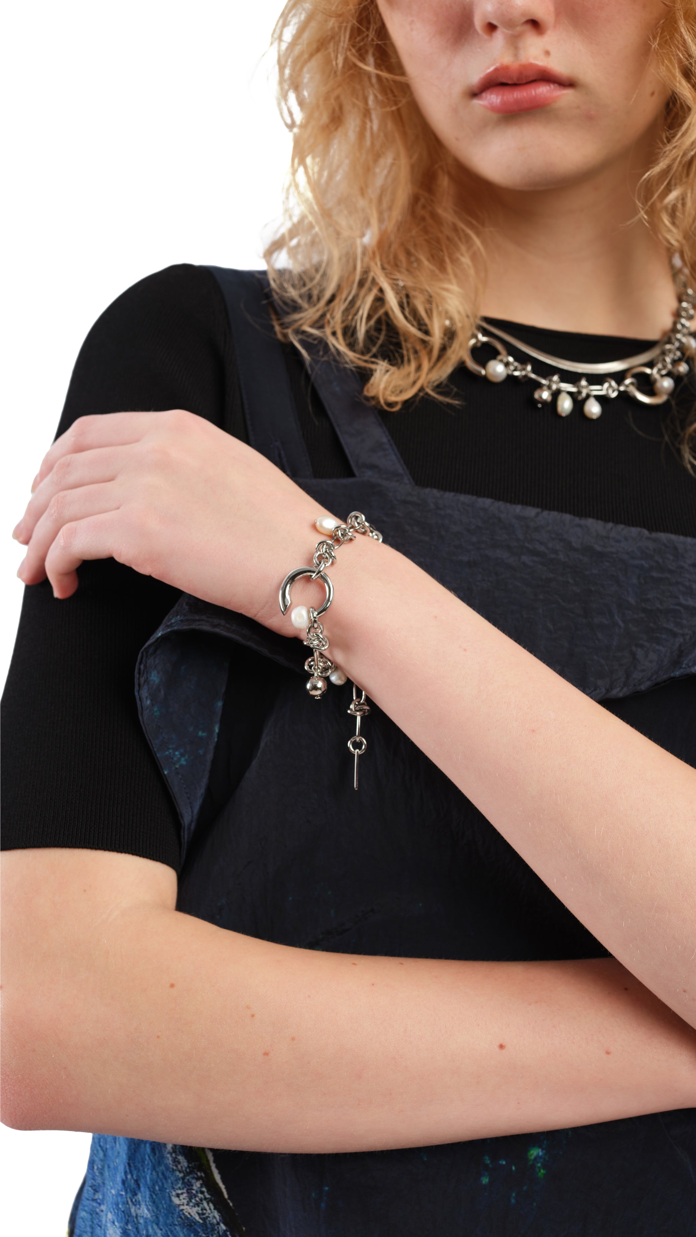 Eerie Magnificence Bracelet - Gothic Jewelry for Women, Unique Dark Aesthetic Handmade Charm Bracelet | Perfect for Halloween, Witchy Fashion & Alternative Style Outfits