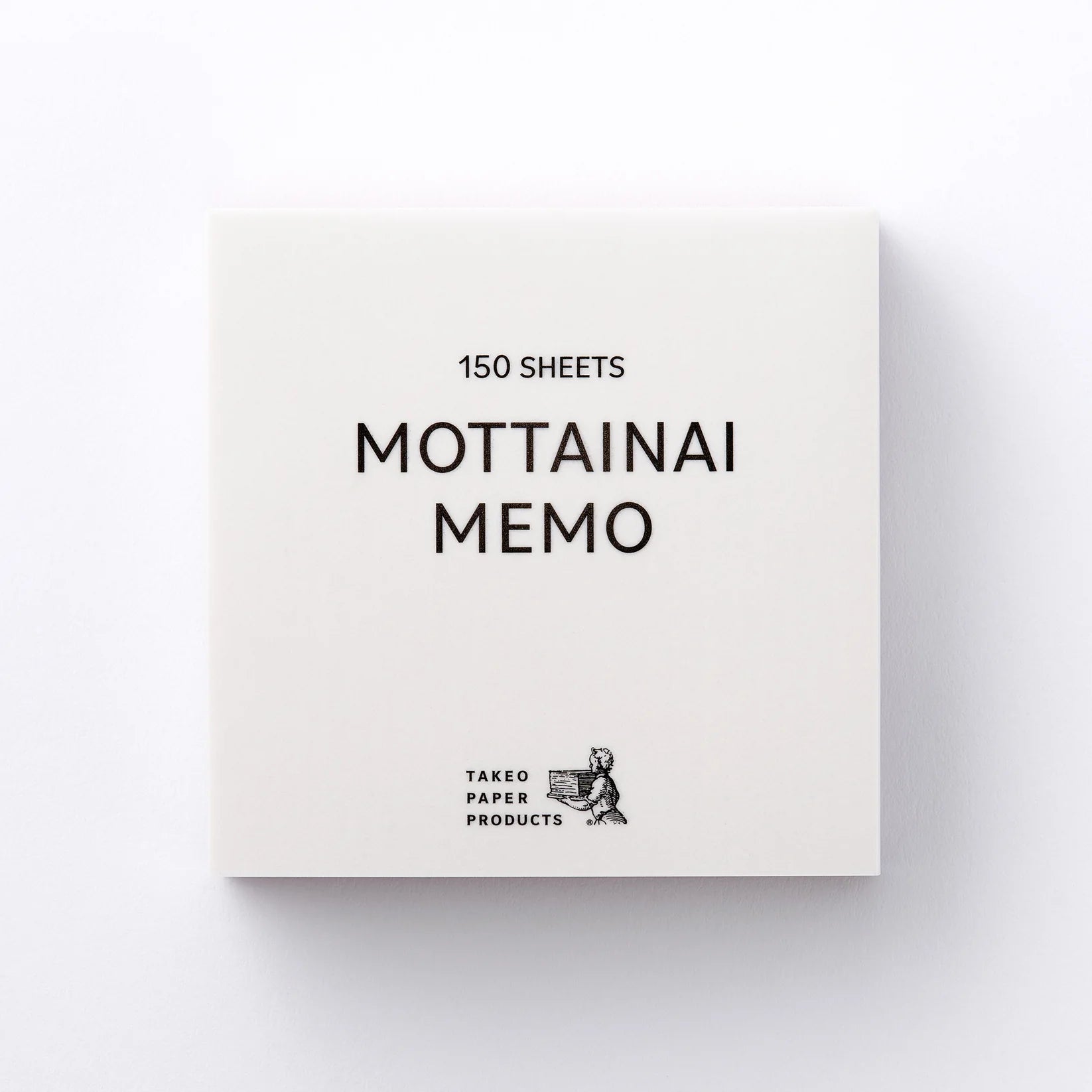 MOTTAINAI MEMO Block - Eco-Friendly Sticky Notes by TAKEO PAPER PRODUCTS - Perfect for Office, School & Home Organization