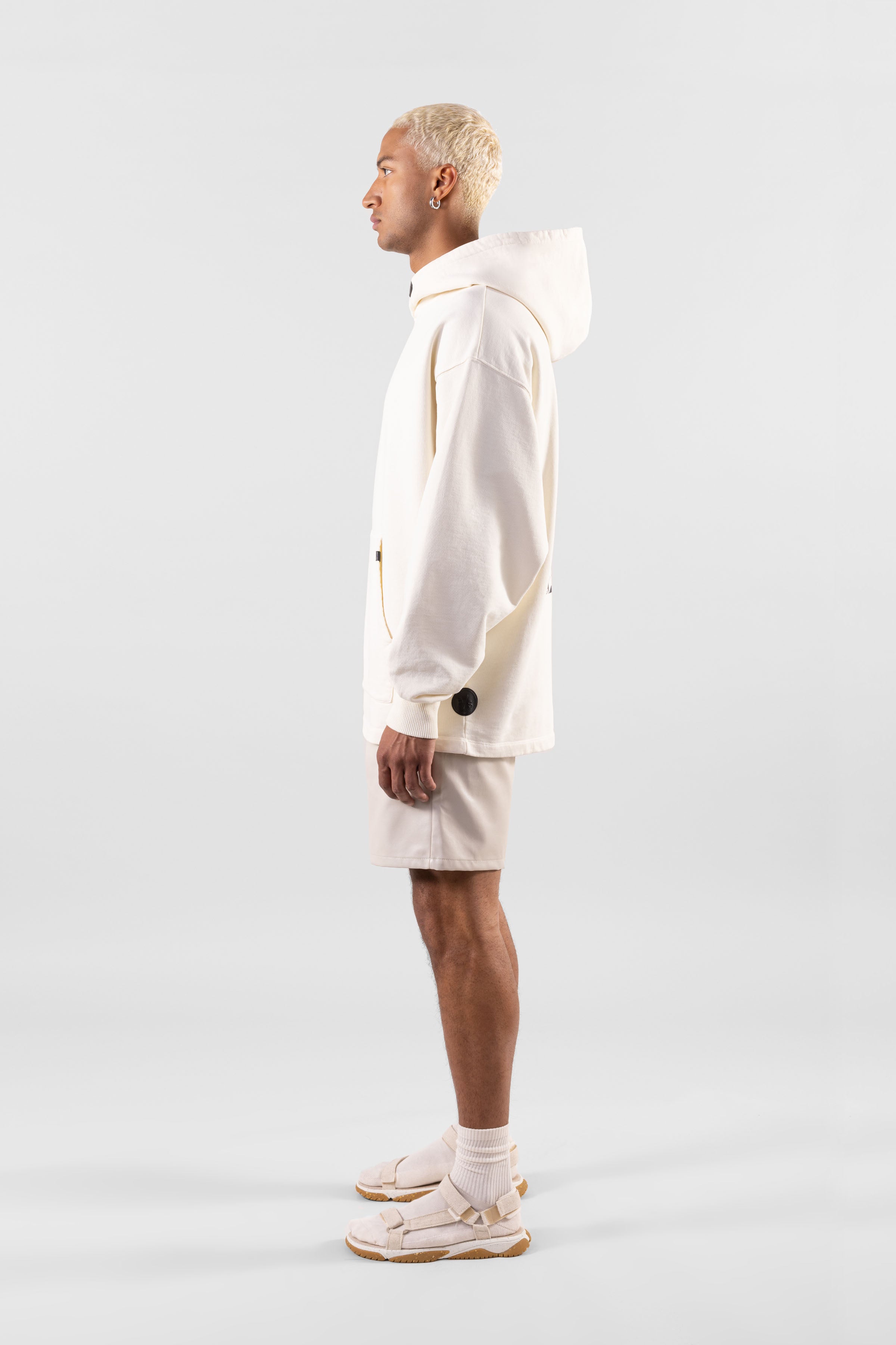 88 Ravers Hoodie - Dirty Ecru Vintage Style Unisex Pullover | Perfect for Rave Parties, Festivals & Streetwear Fashion