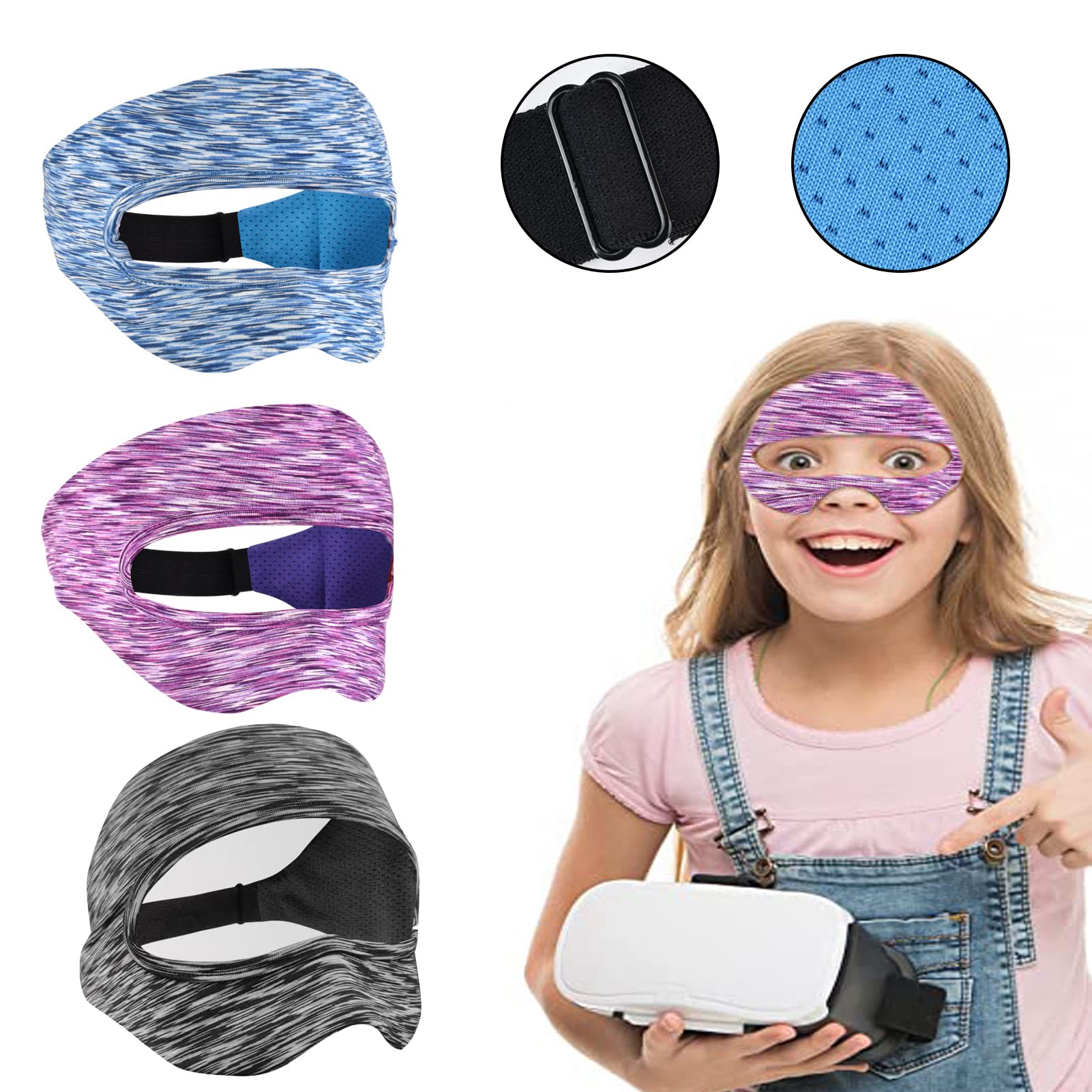 Breathable VR Face Mask for Workouts & Exercise - Sweatproof & Comfortable for Virtual Reality Gaming, Fitness Training & Active Lifestyles