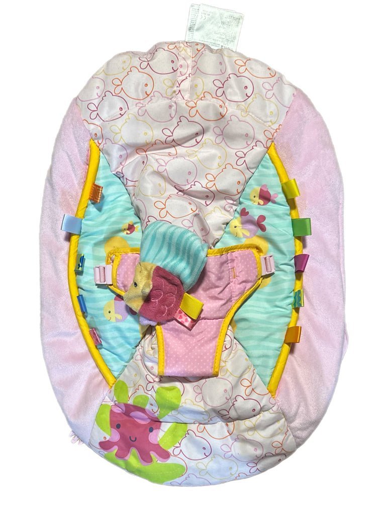 Kids II Taggies Soothe Me Softly Bouncer Seat Replacement Cover - Soft & Washable Infant Bouncer Seat Cover for Newborns & Babies - Perfect for Nursery, Playtime & Travel