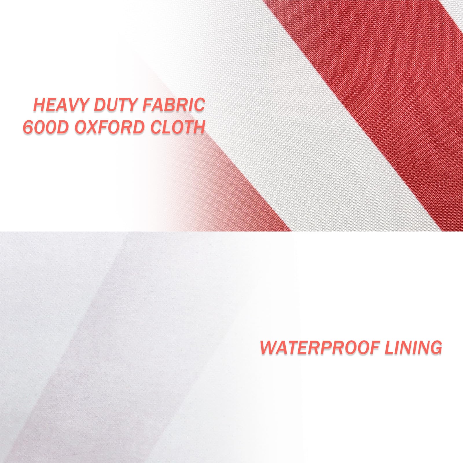 Premium Christmas Wrapping Paper Organizer - Gift Wrap & Holiday Decorations Storage Bag with Round Red Stripe Design - Perfect for Organizing Xmas, Birthday & Party Supplies (Ideal for Home, Office & Craft Room Organization)