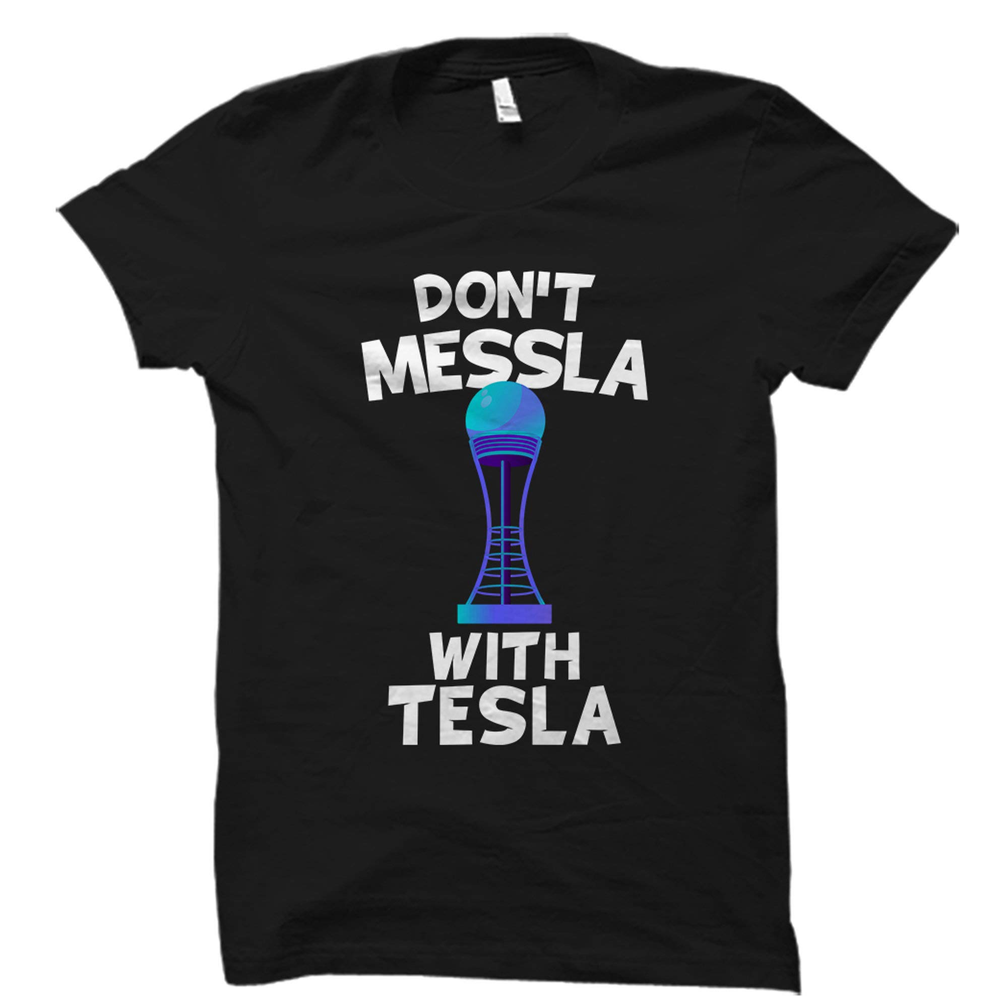 Nikola Tesla T-Shirt - Science Geek Gift for Men - Black Cotton Tee with Tesla Quote | Perfect for Science Lovers, Engineers & Tech Enthusiasts