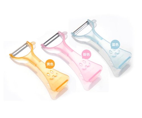 Premium Echo Vegetable & Fruit Peeler Set - Stainless Steel Blades, Ergonomic Handle (5-Pack, Assorted Colors) - Perfect for Kitchen, Camping & Meal Prep