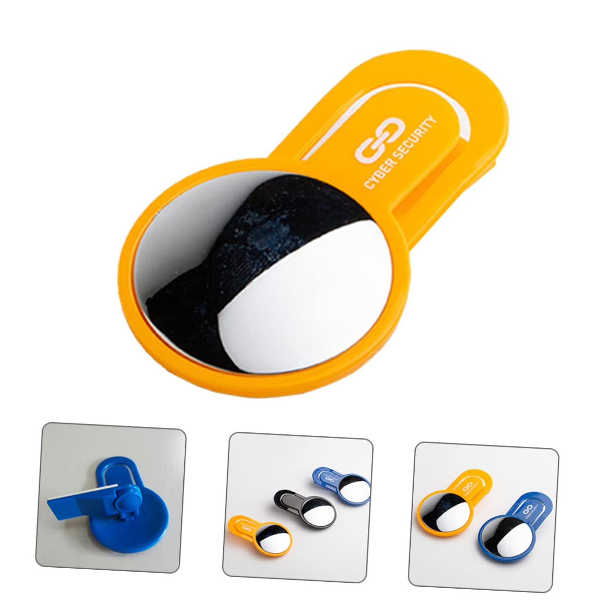 Computer Mirror Mini Cubicle Safety Monitor - Laptop Rear-View Mirror for Linux & Mini PC, ABS Desk Office Screen, 132018QLRIP4 - Ideal for Home, Office, and Workspace Setup