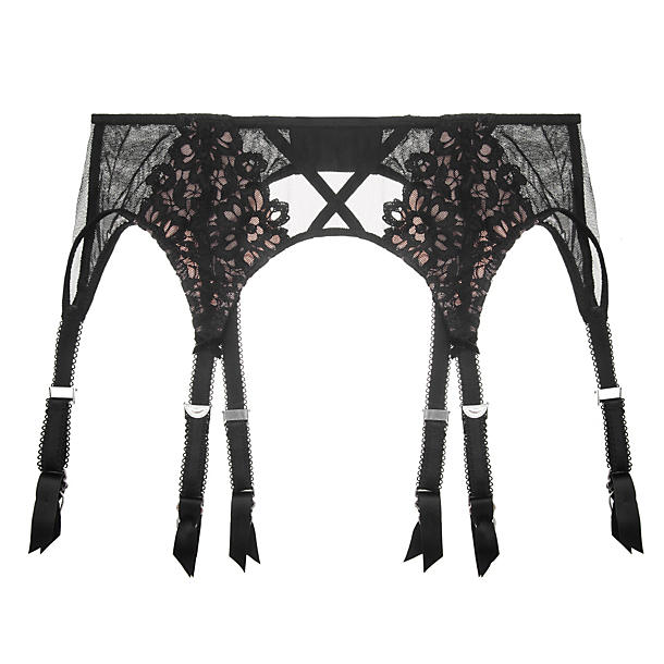 Black Dahlia Suspenders for Men & Women - Vintage Style Adjustable Elastic Straps - Perfect for Formal Wear, Cosplay & Fashion Accessories