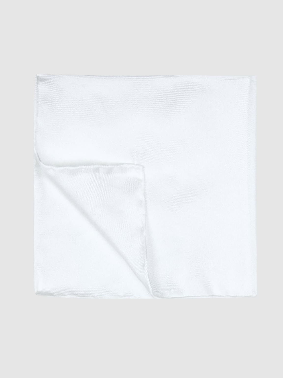 Elegant Black Tie White Pocket Square for Men - Perfect for Weddings, Prom & Formal Events