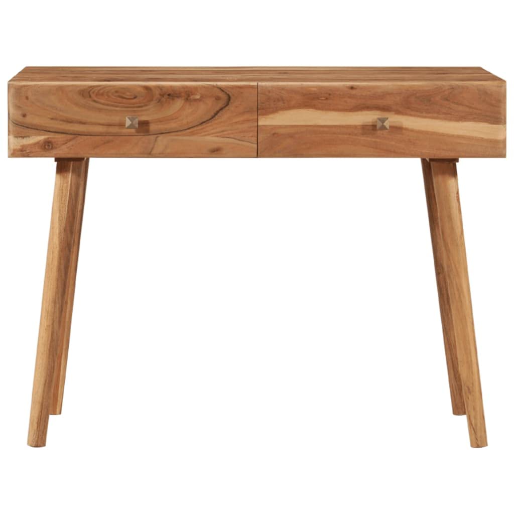 Modern Acacia Wood Computer Desk 39.3