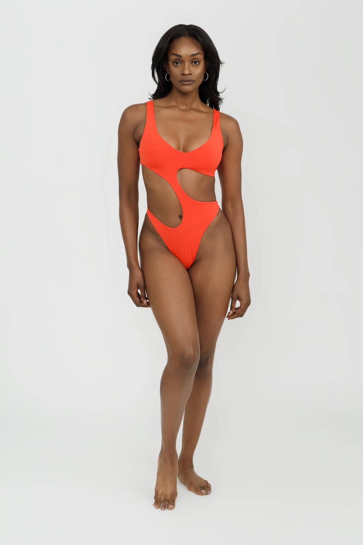 Harlow One Piece Mango Print Swimsuit - Women's Sexy Summer Beachwear for Pool, Vacation & Tropical Getaways