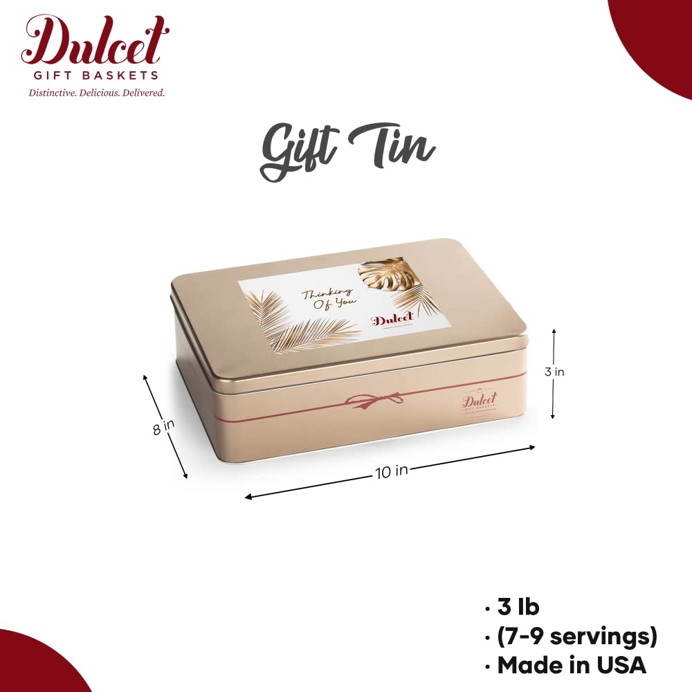Thoughtful Thinking Of You Gift Baskets & Care Packages for Women, Men, Wife, Dad, Mom, Him, Her & Friends | Premium Gift Box for Birthdays, Get Well Soon, Sympathy & Special Occasions | Dulcet Gift Baskets