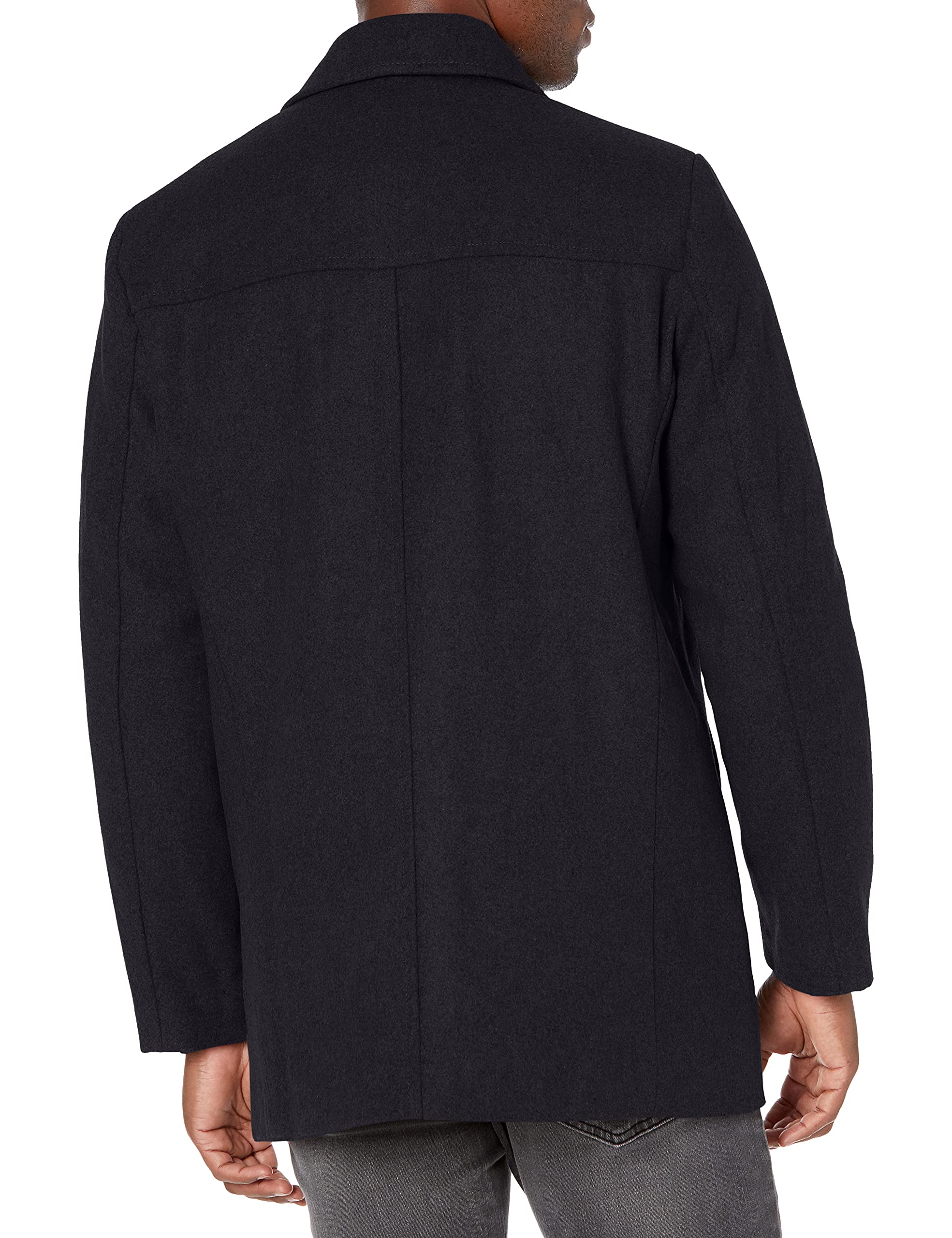 Dockers Men's Weston Wool Blend Coat with Scarf - Classic Winter Overcoat for Business & Casual Wear (Regular & Big & Tall Sizes) | Perfect for Office, Travel & Formal Events