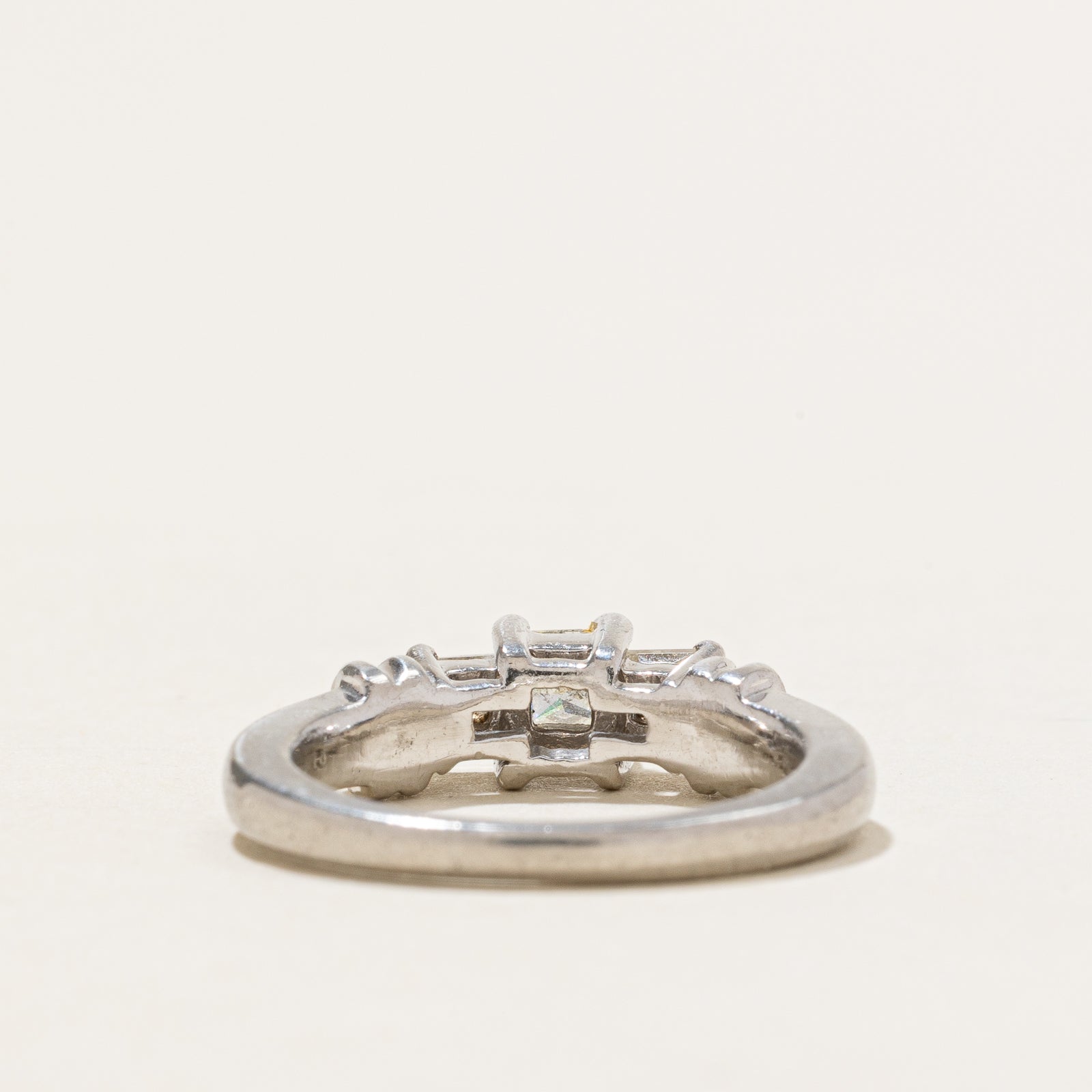0.42ctw Three Stone Princess Cut Diamond Ring - Size 4.75 | Elegant Engagement & Wedding Band for Women | Perfect for Proposals, Anniversaries & Special Occasions