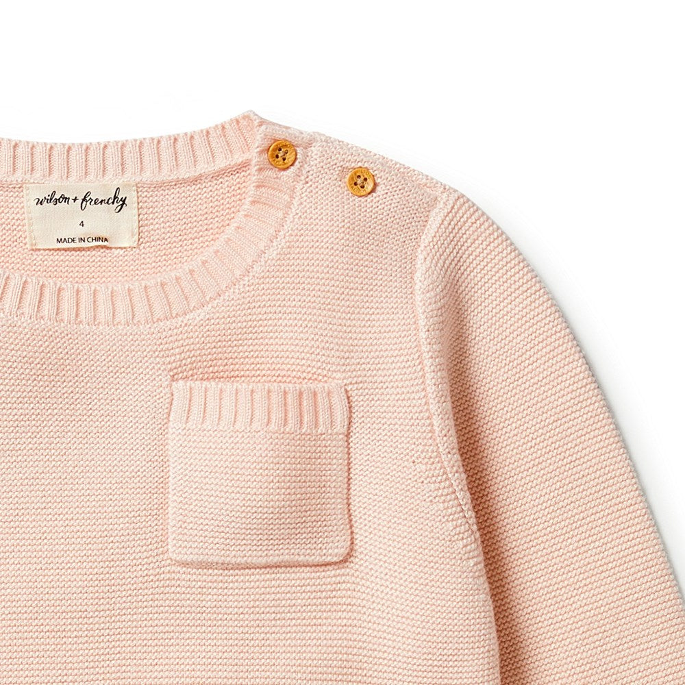 Cozy Knitted Pocket Sweater for Women - Soft Winter Pullover with Pockets - Perfect for Casual Outfits, Office Wear & Holiday Gatherings