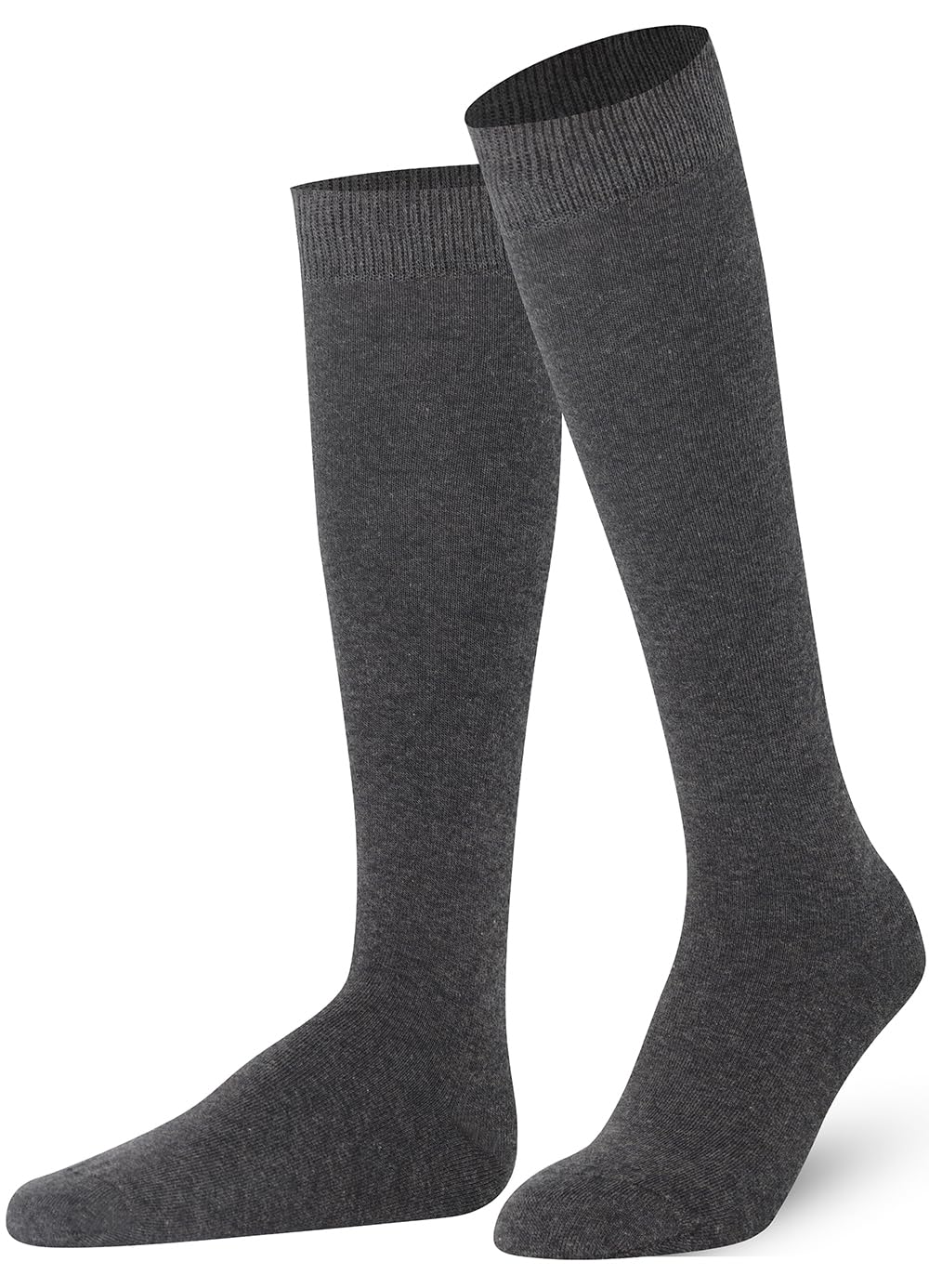 Premium Knee High Socks for Women & Men - Soft Combed Cotton, Seamless Toe Design - Tall Long Socks for Running, Hiking & Everyday Comfort