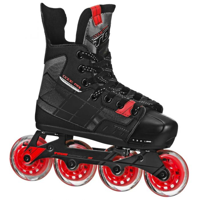 GX Youth Roller Hockey Skates - Lightweight & Adjustable for Kids - Perfect for Indoor & Outdoor Hockey Games, Rink Skating & Sports Training