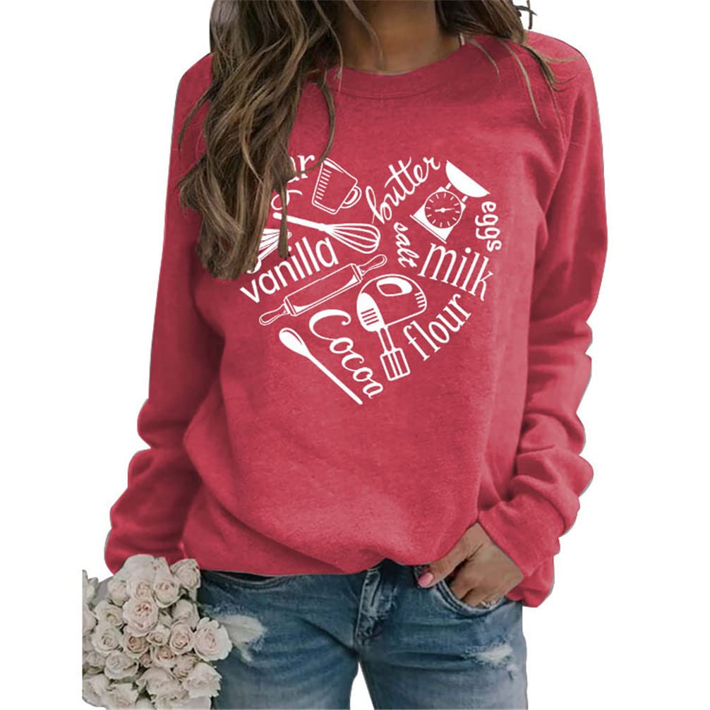 Funny Graphic Sweatshirt for Women - Long Sleeve Crewneck Pullover Lightweight Top for Fall & Winter | Casual Outfit, Lounge Wear, Gift Idea