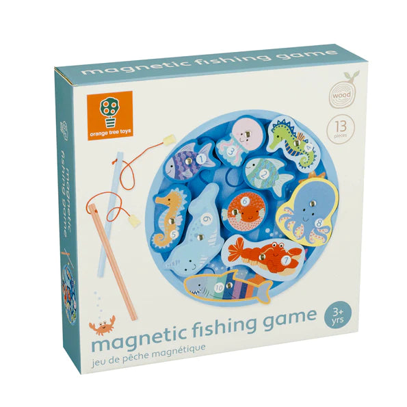 Wooden Magnetic Fishing Game Toy for Kids - Fun Learning & Fine Motor Skills Development - Perfect for Preschool, Birthday Gifts & Family Game Night