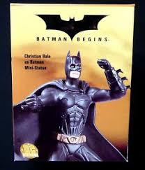 Batman Begins Mini Bust - DC Comics Collectible Figurine for Superhero Fans | Perfect for Home Display, Office Decor & Gift for Batman Lovers
