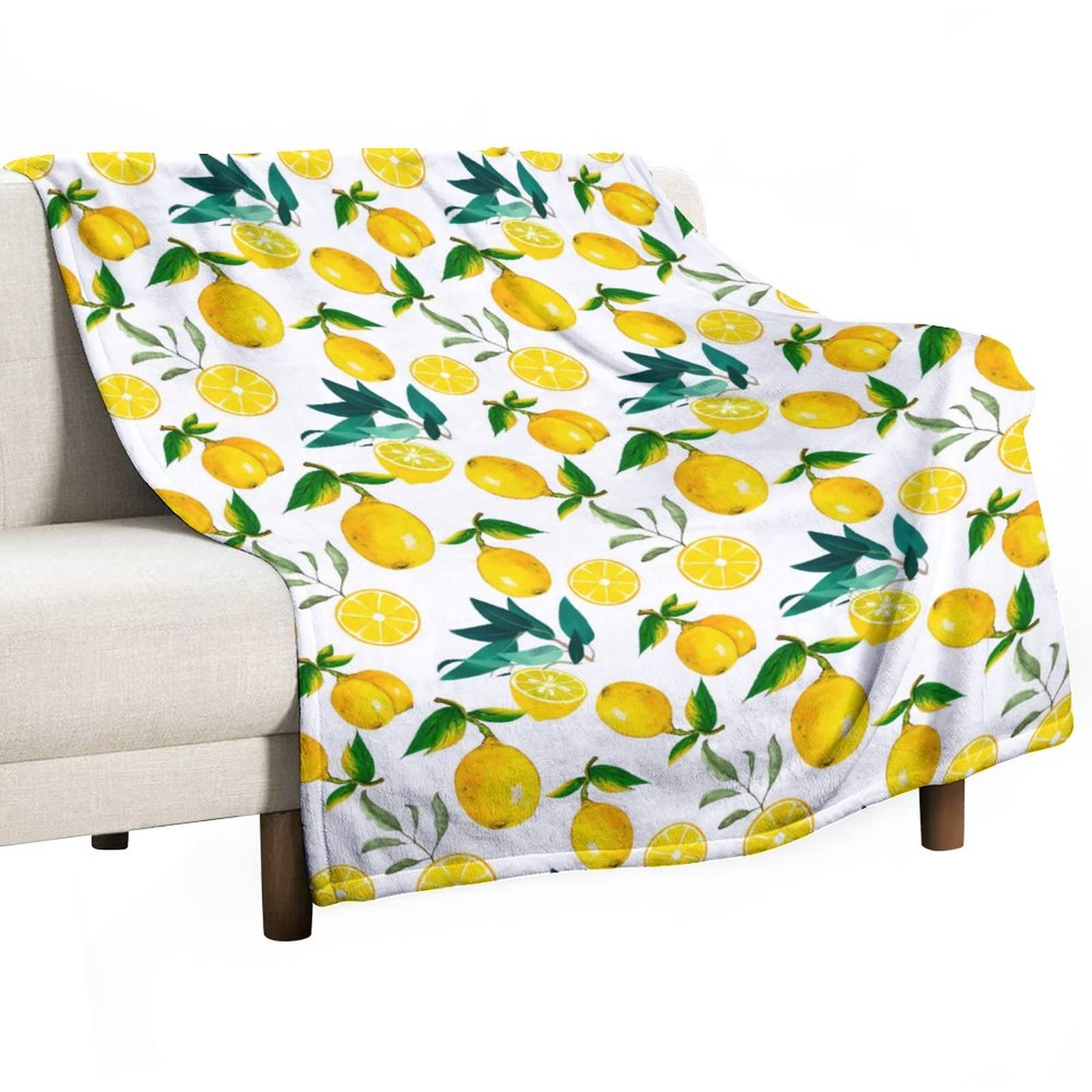 Soft Plush Lemon Blanket 40