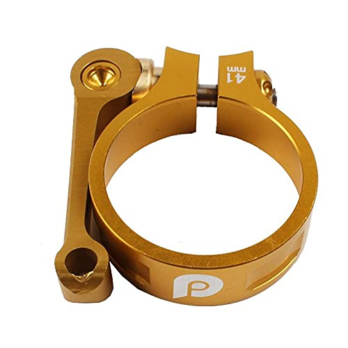 RNAGRET 33.9mm Aluminum Alloy Bike Seat Clamp - Lightweight Folding Bicycle Seatpost Clamp for 41mm Seat Tube - Durable MTB Mountain Bike Accessory - Perfect for Commuting, Trail Riding and Cycling Adventures
