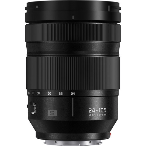 Panasonic Lumix S 24-105mm f/4 Macro OIS Lens - Full Frame Mirrorless Camera Lens with Optical Image Stabilization for Portrait, Travel & Low Light Photography