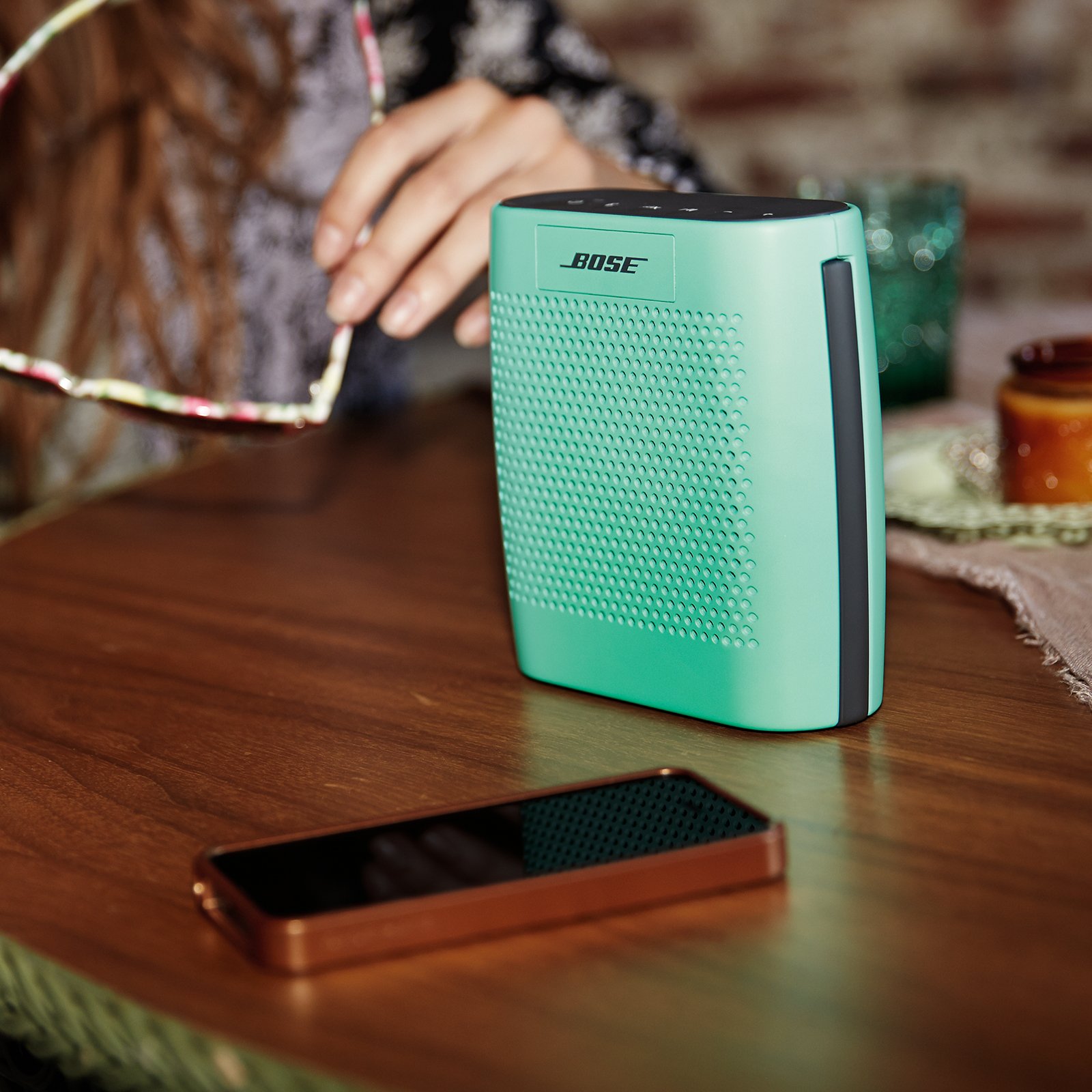 Bose SoundLink Color Bluetooth Speaker - Portable Wireless Speaker with Rich Bass, 8-Hour Battery, Water Resistant (Mint Green) - Perfect for Outdoor, Travel, Beach & Home Use