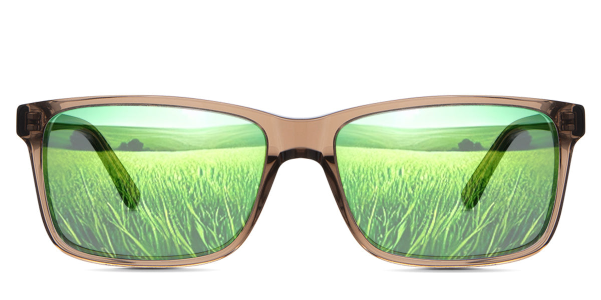 Iniko Men's Prescription Tinted Sunglasses - UV Protection Polarized Lenses for Driving, Fishing & Outdoor Activities