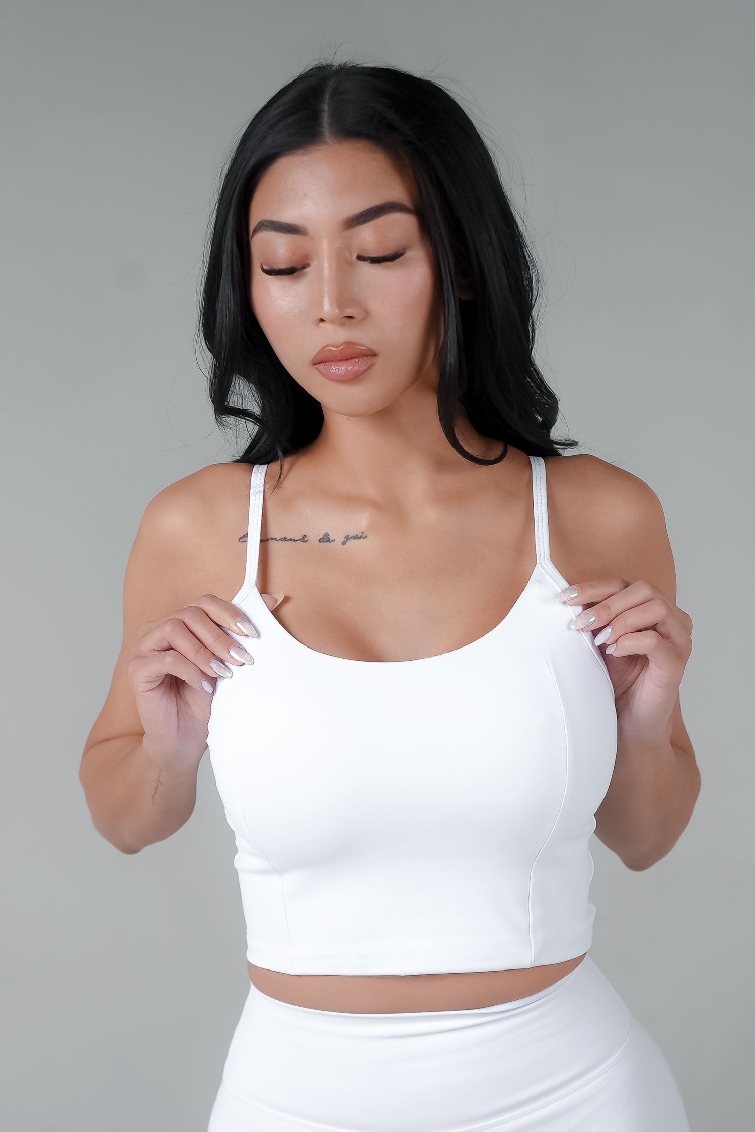 Bay Cami Snow Gem - Women's Elegant Lace Cami Top for Casual Wear & Layering | Perfect for Date Nights, Office Outfits & Summer Wardrobe