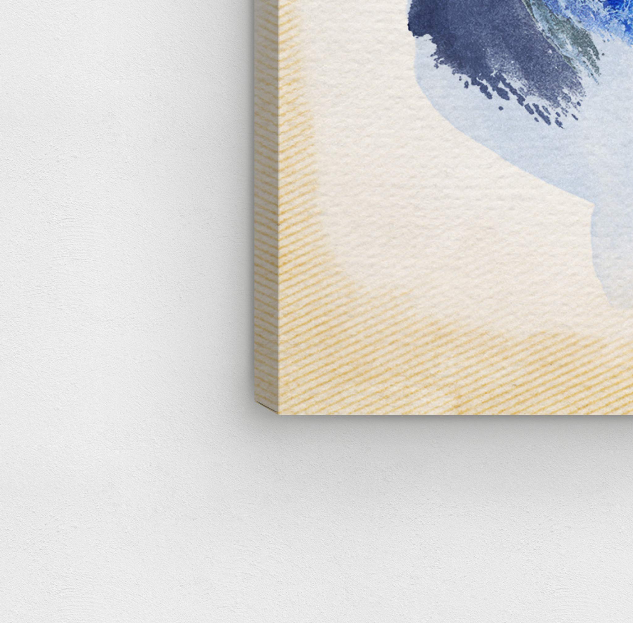 Oliver Gal Artist Co. 'Take Me Outterspace' Space Wall Art Canvas Print - 24x24 Inch Blue & White Home Decor - Perfect for Living Room, Bedroom & Office Spaces