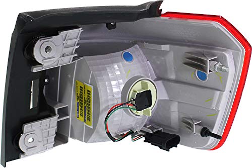 Evan Fischer Replacement Tail Light Assembly Set of 2 - Compatible with 2010-2017 GMC Terrain | CAPA Certified | Halogen with Bulbs | Driver & Passenger Side | Perfect for Night Driving & Vehicle Safety