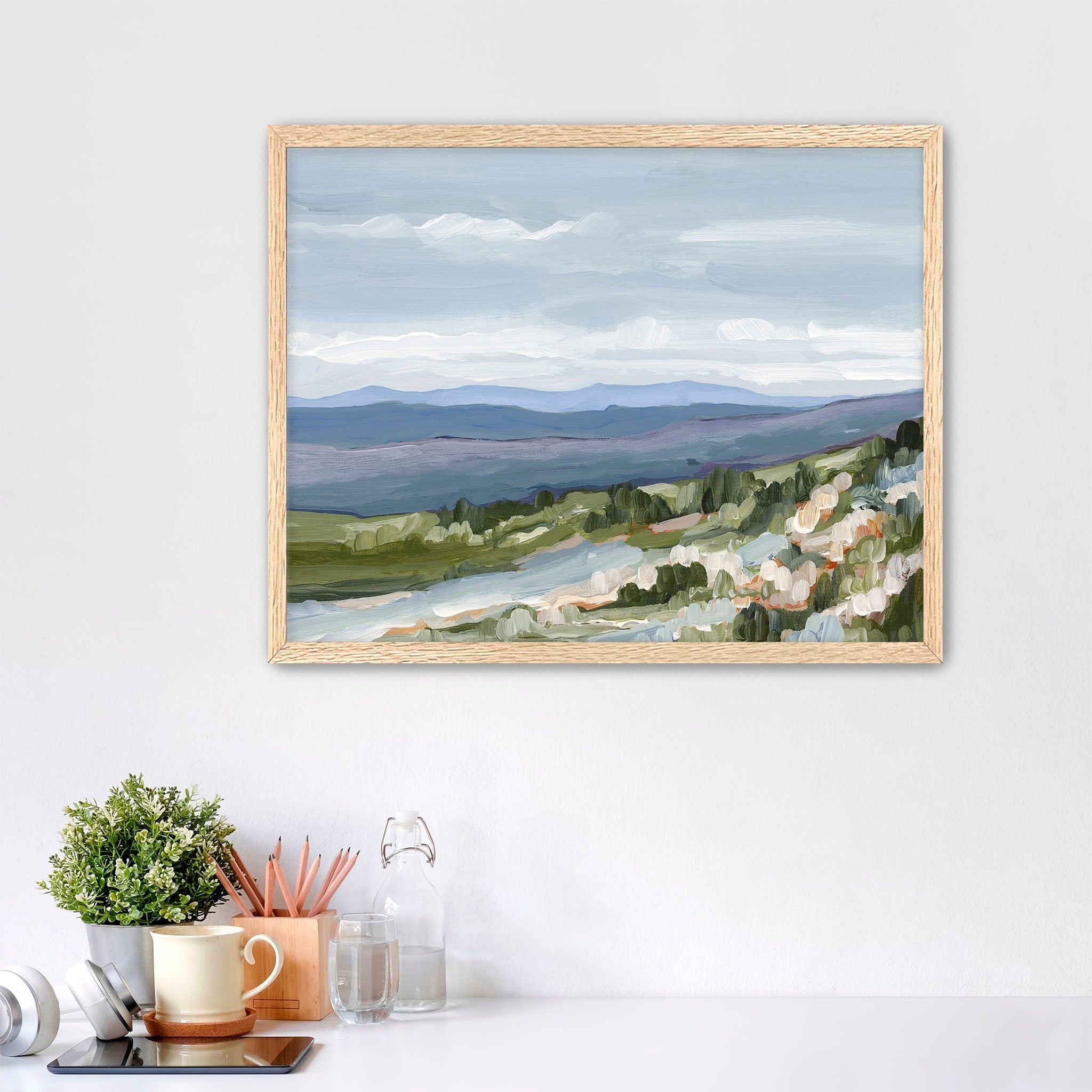 Maggie Valley II Art Print - Stunning Landscape Wall Decor for Home & Office - Perfect for Living Room, Bedroom & Office Spaces