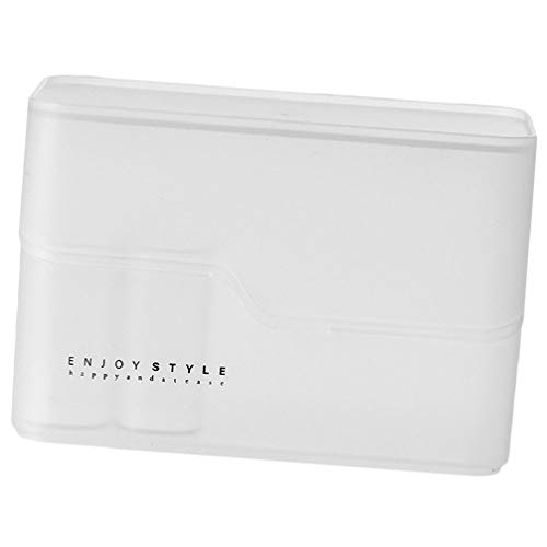 Cabilock Plastic Makeup Organizer & Jewelry Storage Box with Lids - White Cosmetic Case for Vanity, Bathroom Counter, Dresser | Perfect for Travel, Home Organization & Gift Giving