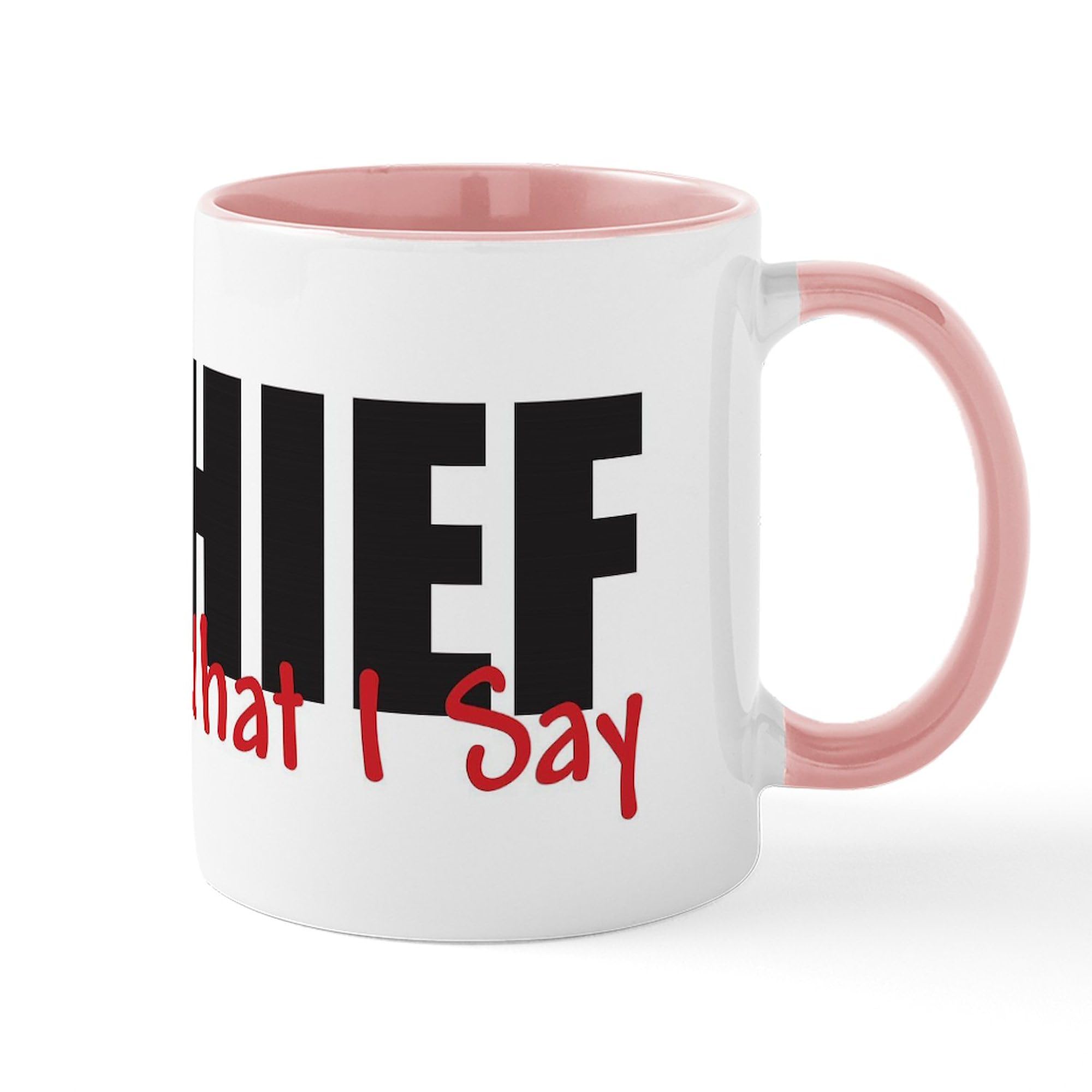 Chief Mugs 11 oz (325 ml) Ceramic Coffee Cup - Perfect for Office, Home & Gifts | Durable White Coffee Mug with Comfort Handle