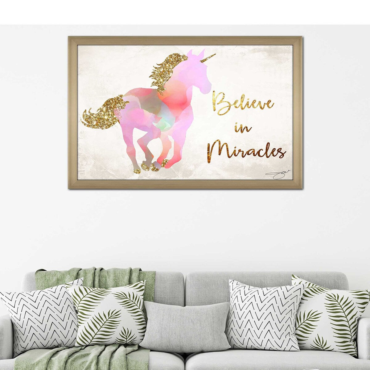 Believe in Miracles by Jodi - Inspirational Acrylic Wall Art Print - Perfect for Home Decor, Office Motivation & Gift Giving