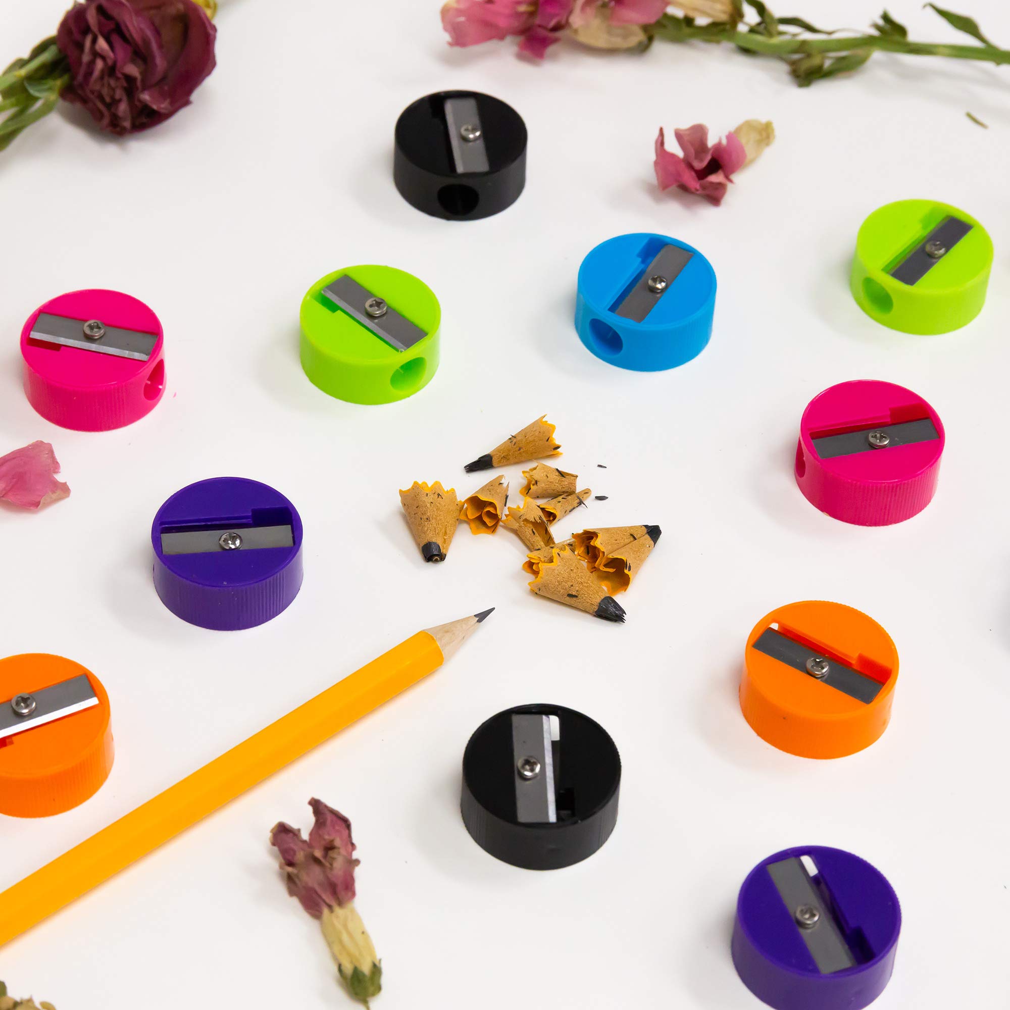 BAZIC Single Hole Pencil Sharpener - Round Blade Sharpener for Standard Pencils & Crayons (288 Pack) - Perfect for School, Office & Art Supplies