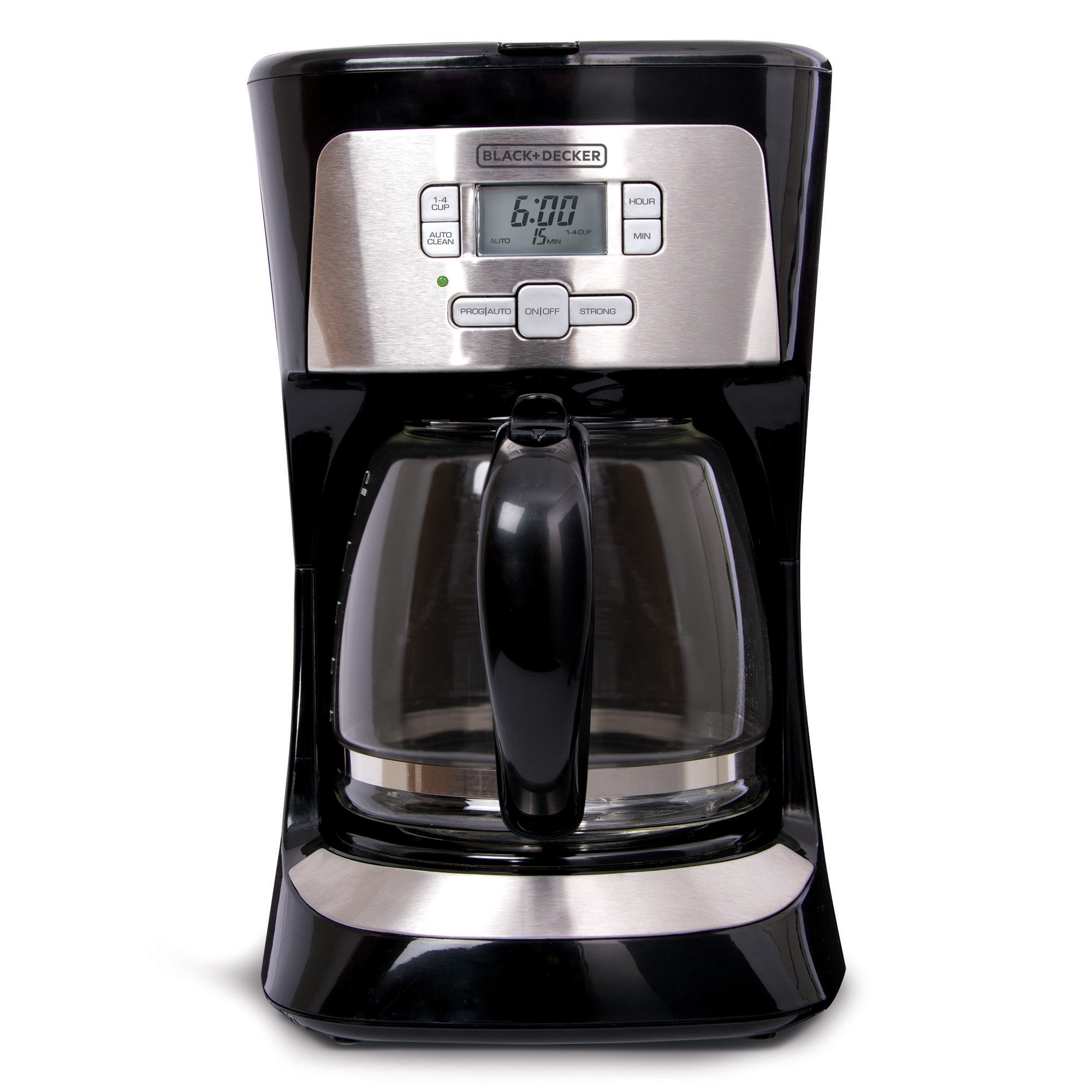 BLACK+DECKER 12-Cup Programmable Coffee Maker with Auto Shut-Off - Black - Perfect for Home, Office & Dorm Rooms - Fresh Brewed Coffee Anytime