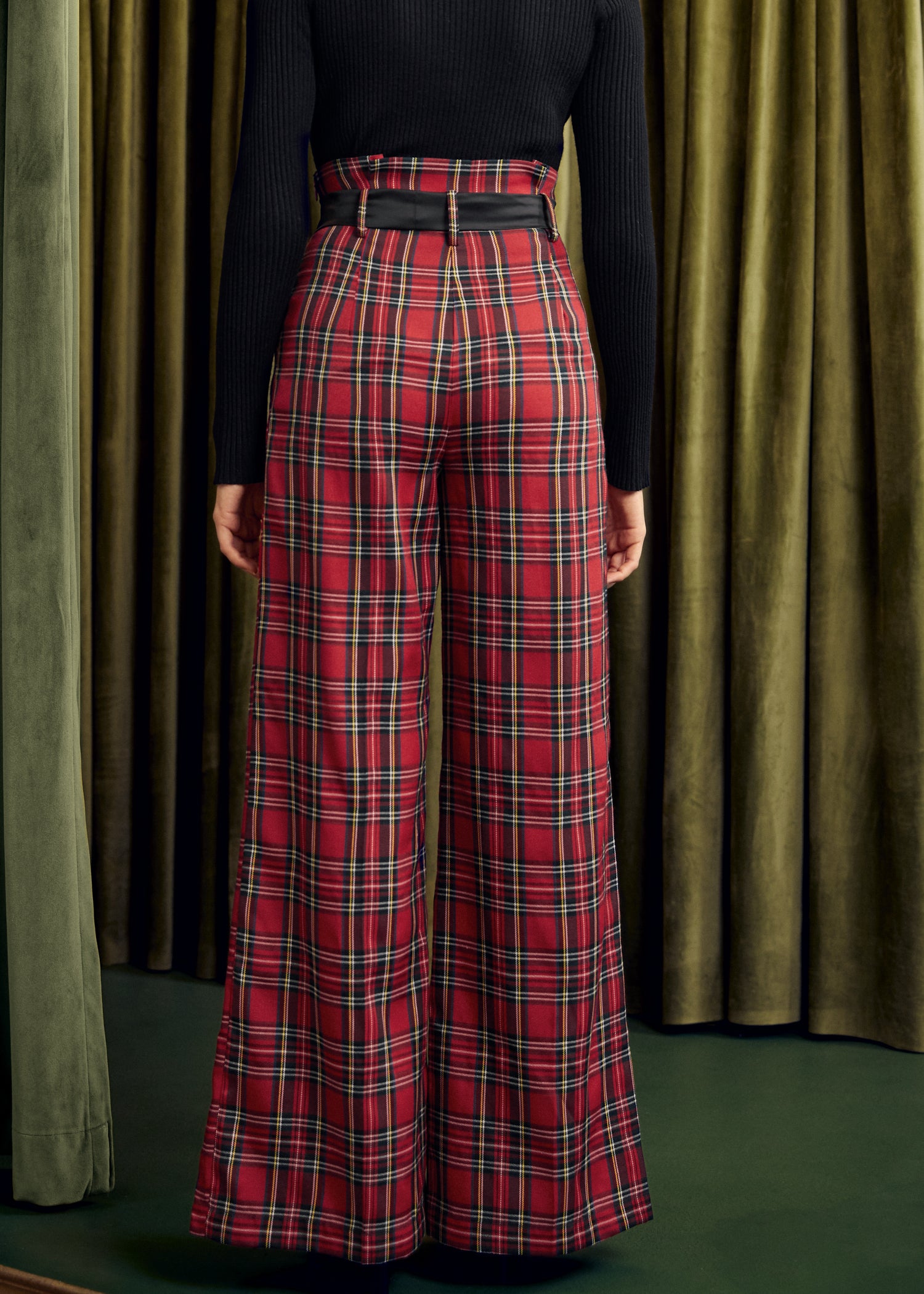 Cider, Spice & Everything Nice Wide Leg Pants for Women - Comfortable High Waisted Flowy Trousers for Casual Outfits & Fall Fashion