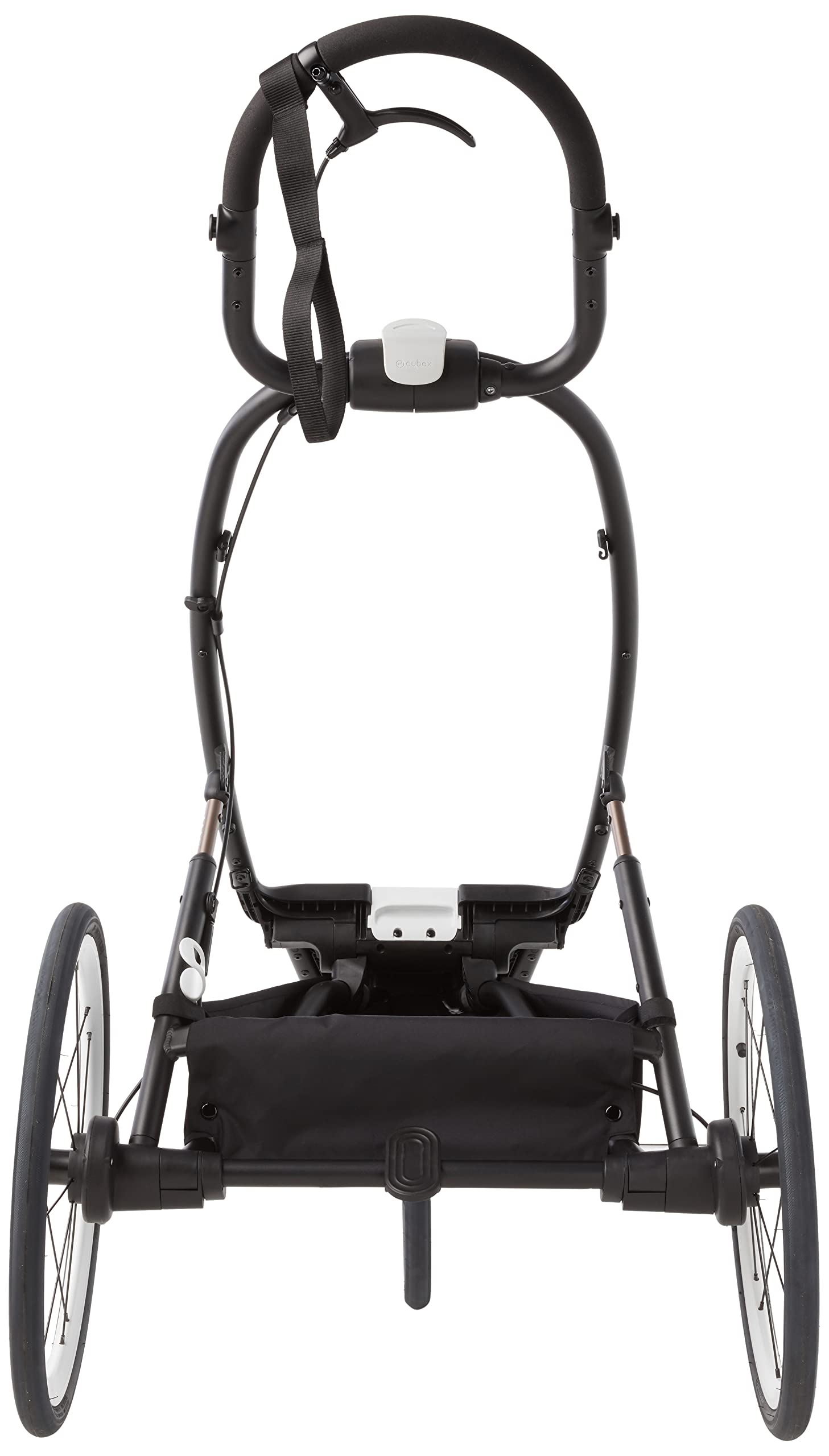 Cybex AVI Jogging Stroller Frame - Lightweight Black Stroller for Running & Outdoor Activities | Perfect for Active Parents & Daily Walks