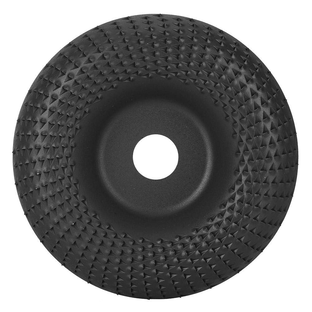 Extreme Shaping Disc Woodworking Angle Grinder Attachment - Grinding Wheel for Wood, Concrete, Brick & Paint Removal - DIY Home Improvement & Construction Tool (Black E1-534) - Perfect for Wood Carving, Wall Smoothing & Surface Preparation